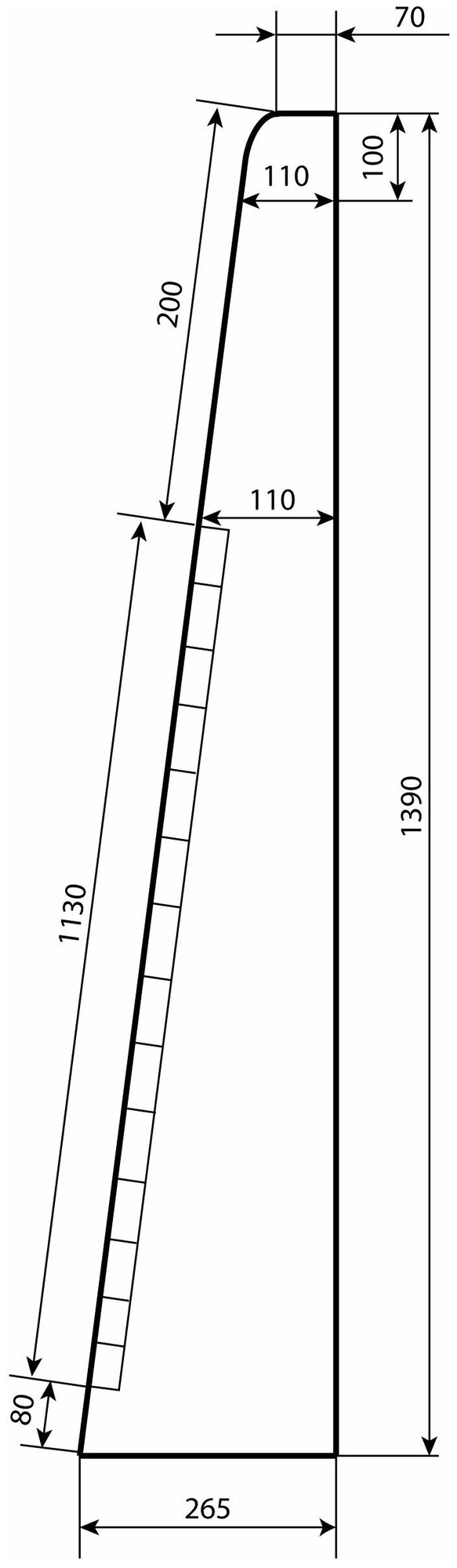 Чехол для ружья быстросъемный М2 89-122см (оксфорд 240, серый), Tplus