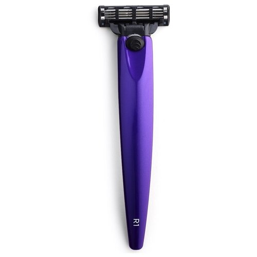 Многоразовый бритвенный станок Bolin Webb R1 Metallic, violet бритва bolin webb x1 gillette fusion серый графит