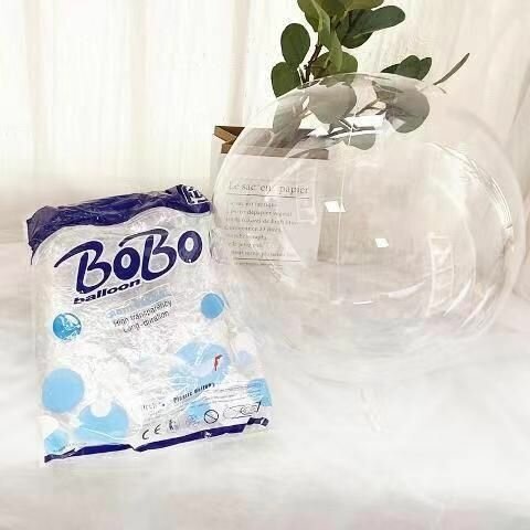 Шар баблс Bubble, шар пузырь сфера прозрачный, BOBO,18 дюймов, упаковка 10 шт