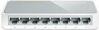 Комплект 5 штук, Коммутатор TP-LINK TL-SF1008D