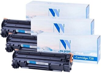 Комплект картриджей для лазерного принтера NVP NV-728-SET3