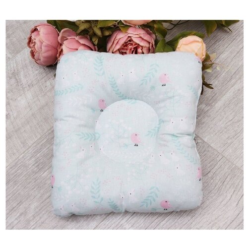 фото Подушка amarobaby baby joy полянка