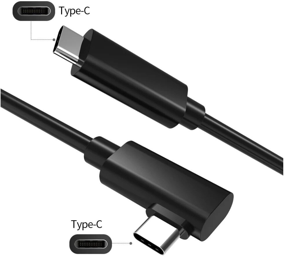 Кабель для Oculus Quest 2 Link Cable MiMAXO (5м.) USB Type C-Type C Black