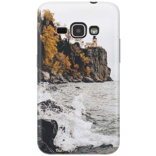 фото Cиликоновый чехол на samsung galaxy j1 (2016) / самсунг джей 1 2016 с принтом "северный маяк" gosso