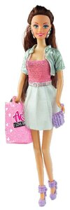 Фото Кукла Toys Lab Ася A-Style Шатенка в бело-розовом платье, 28 см, 35083