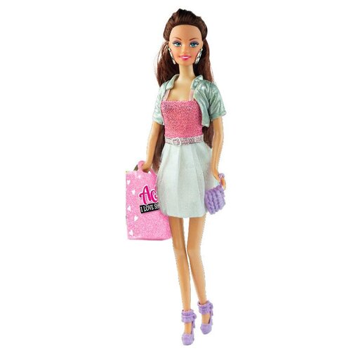 фото Кукла toys lab ася a-style шатенка в бело-розовом платье, 28 см, 35083