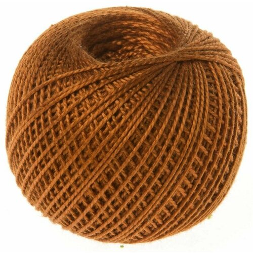 вязание крючком занавески подушки Нитки вязальные Ирис, цвет: 5810 коричневый, 150 м, 25 грамм (20 мотков)