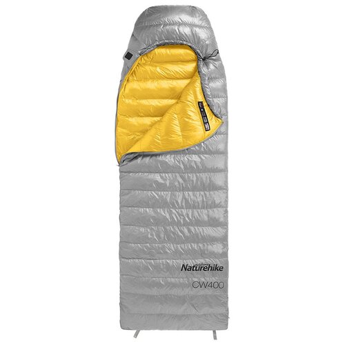 Мешок спальный Naturehike CW400 NH18C400-D сгусинным пухом размер М черный 6927595761663 2038000₽