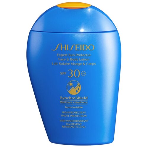 Shiseido лосьон Expert Sun Солнцезащитный для лица и тела SPF 30, 150 мл