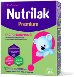 Смесь Nutrilak Premium кисломолочный, с рождения, 350 г