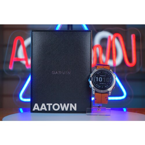 Garmin Fenix 7X Sapphire Solar - DLC Titanium with Chestnut Leather Band 010-02541-19 17747700₽