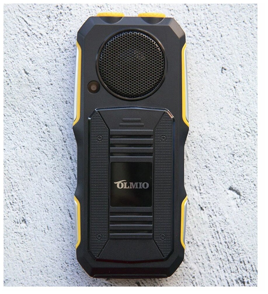 Мобильный телефон Olmio X02 Olmio (черный-желтый) - фото №13