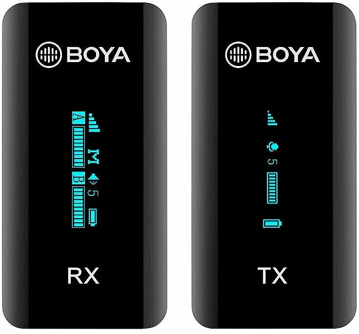 Беспроводная система Boya BY-XM6-K1, TX+RX, 3.5 мм TRS + TRRS, с кейсом