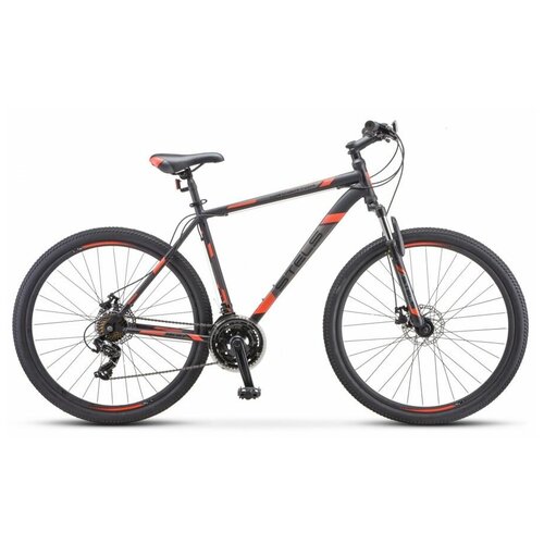 фото Stels горный (mtb) велосипед stels navigator 900 md 29 f010 черный/красный 21" рама