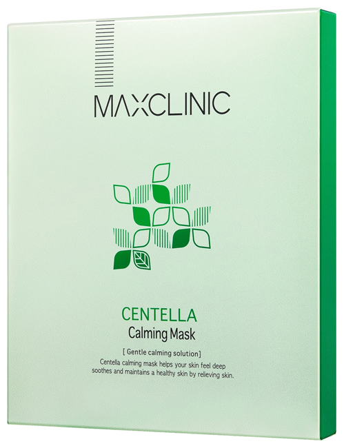 Набор из 4 тканевых масок Maxclinic Centella Calming Mask для лица, с экстрактом центеллы азиатской - фото №2