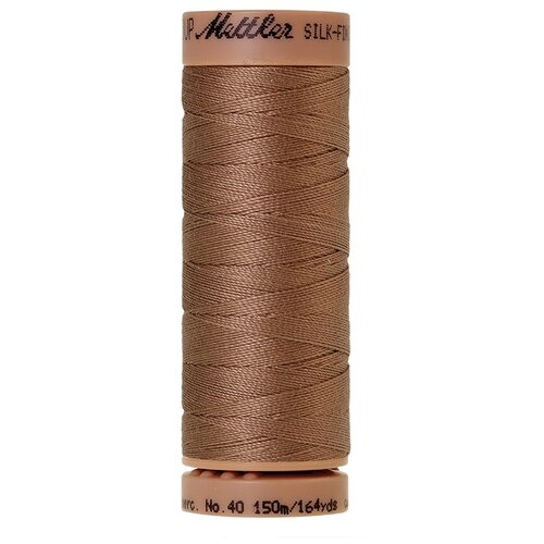 Нить для машинного квилтинга SILK-FINISH COTTON 40, 150 м 100% хлопок 0280 Walnut ( 9136-0280 )