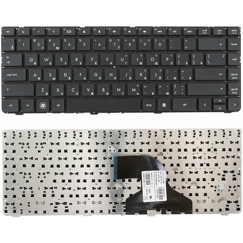 Клавиатура для ноутбука HP ProBook 4330s, 4331s, 4430s черная без рамки клавиатура для ноутбука hp probook 4330s 4331s черная без рамки