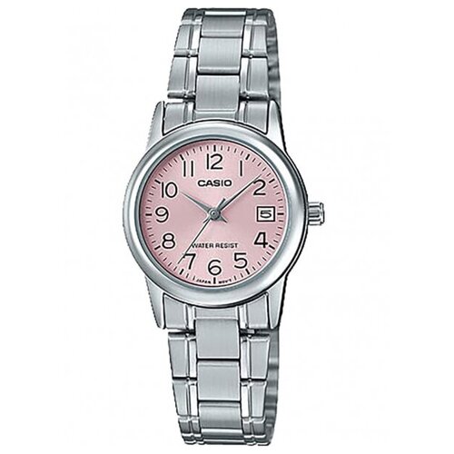 фото Наручные часы casio collection наручные часы casio ltp-v002d-4budf, розовый