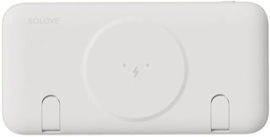 Внешний аккумулятор Solove Power Bank 10000mAh Magnetic MagSafe 20W QC 3.0 PD 3A USB-A *1 + Type-C *1 (W10 White RUS)