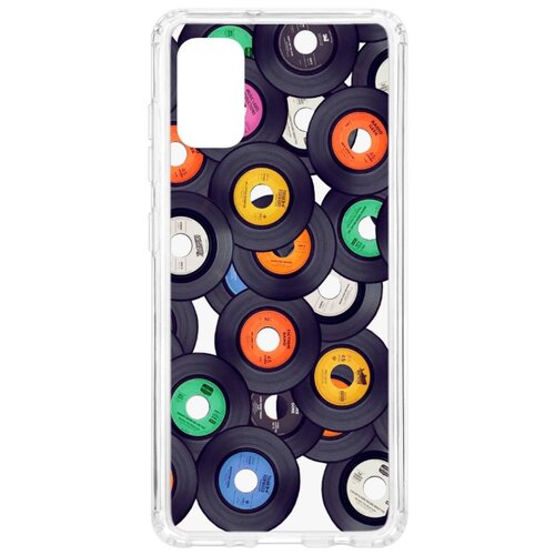 фото Чехол на samsung galaxy a41 kruche print виниловые пластинки