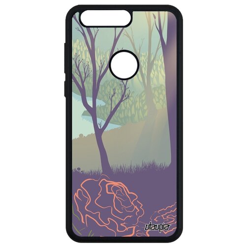 фото Чехол на мобильный honor 8, "лесные розы" озеро розы utaupia