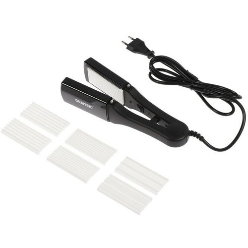 Мультистайлер Centek CT-2006 80 Вт керамическое покрытие 75х30 мм до 200C чёрный 241600₽