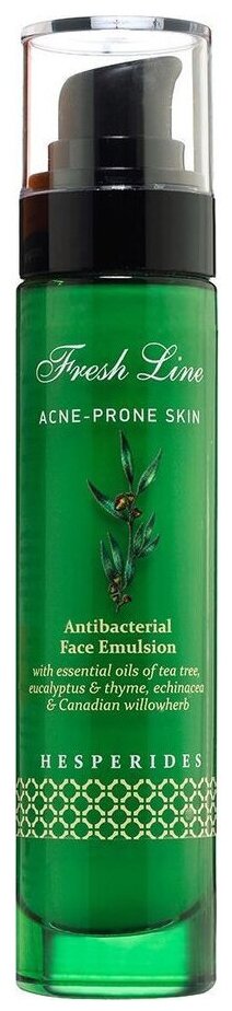 Fresh Line Эмульсия для лица Hesperides Antibacterial Face Emulsion, 50 мл