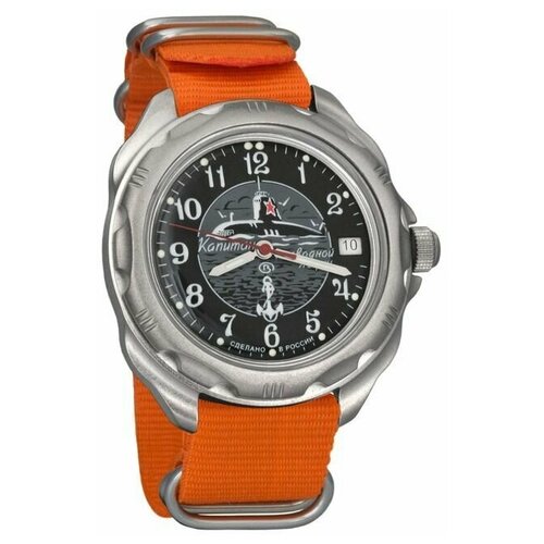 Наручные часы Восток Командирские, оранжевый наручные часы восток командирские механические командирские 819782 orange оранжевый