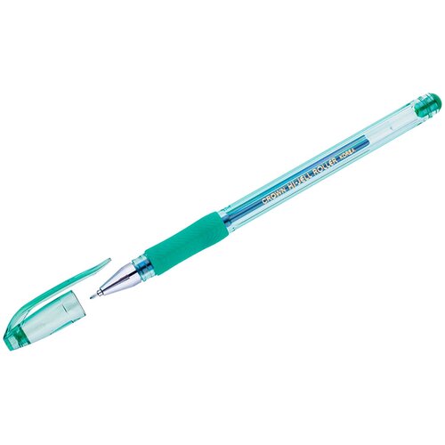 ручка гелевая crown hi jell needle grip зеленая 0 7мм грип игольчатый стержень штрих код 245941 Ручка гелевая Crown Hi-Jell Needle Grip зеленая, 0,7мм, грип, игольчатый стержень, штрих-код, 3 штуки