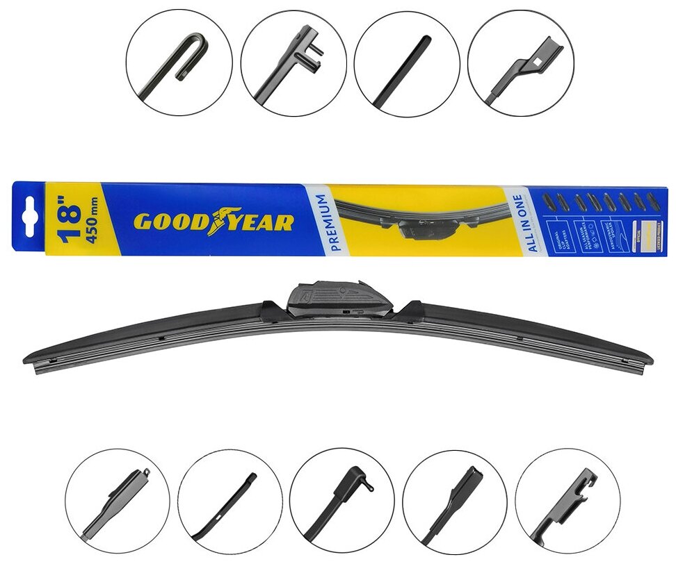 Щетка Стеклоочистителя GOODYEAR арт. GY000438 - фотография № 16