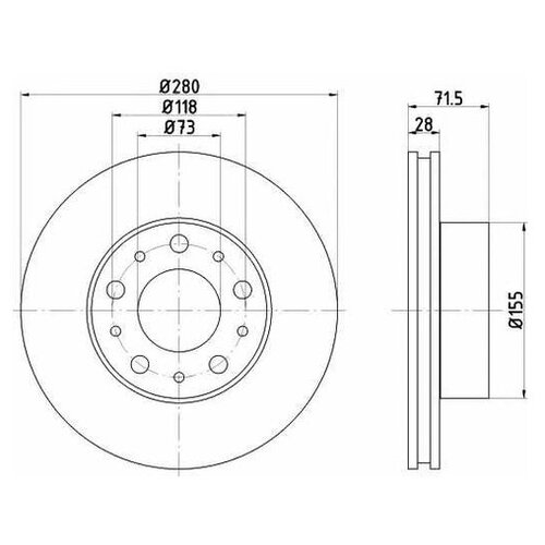 фото Тормозной диск textar 92275003 для citroen jumper; fiat ducato; peugeot boxer