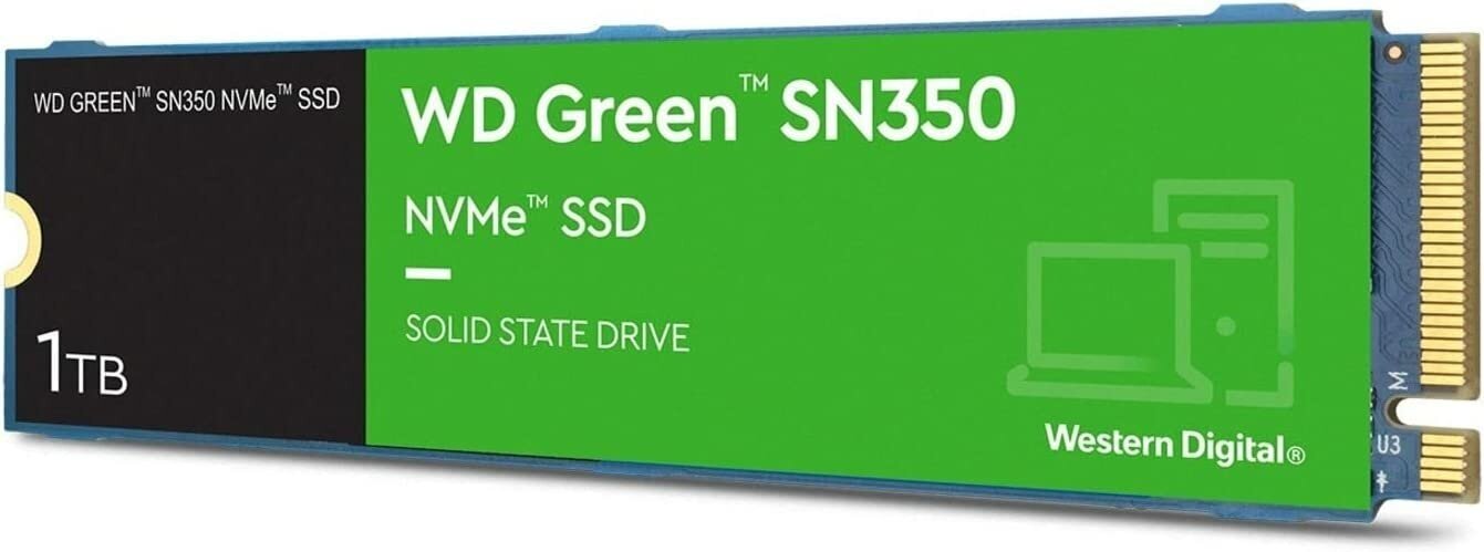 Твердотельный накопитель Western Digital WD Green 1 ТБ M2 WDS100T3G0C