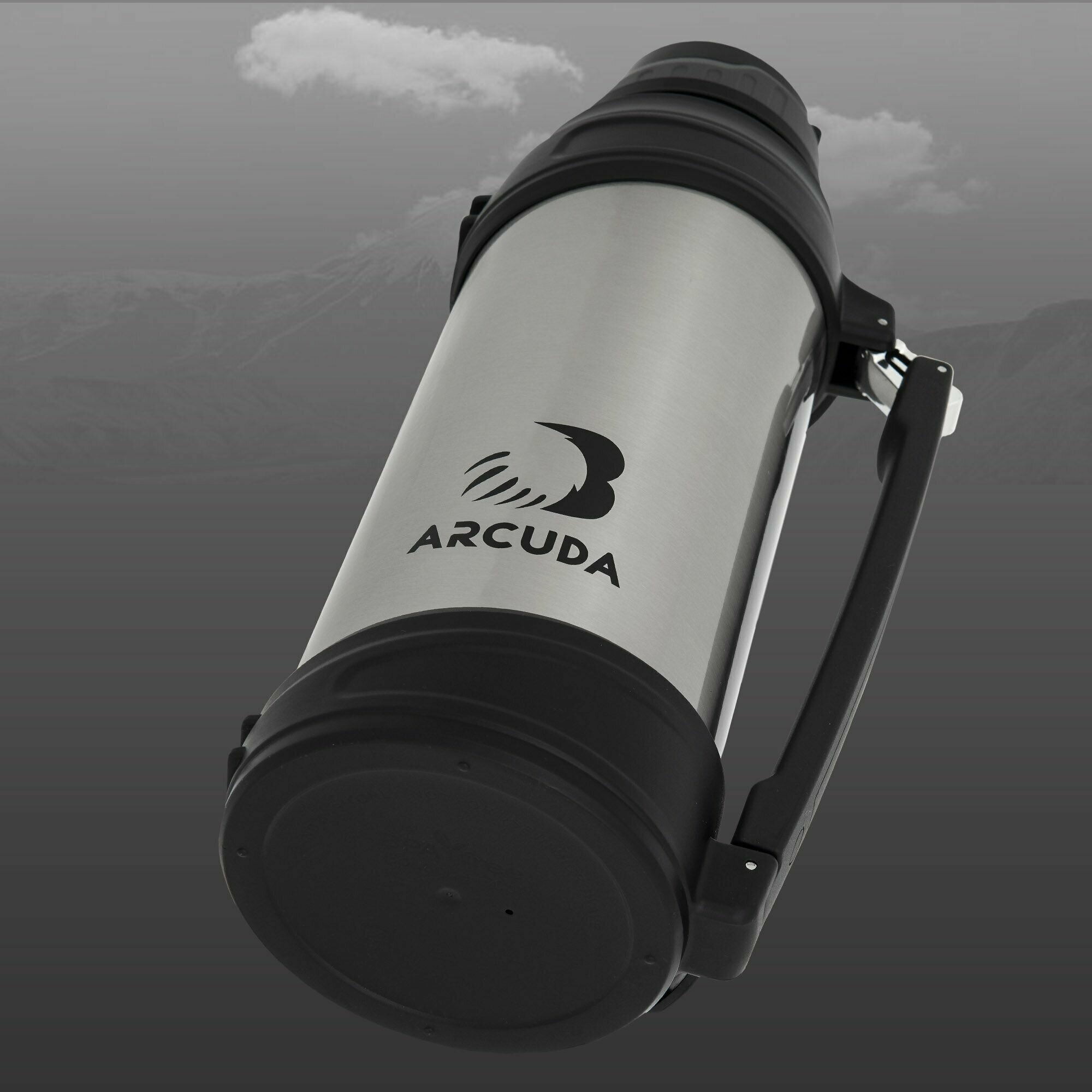 Термос вакуумный ARCUDA ARC-9010 Army seria, 2 литра, стальной цвет - фотография № 6