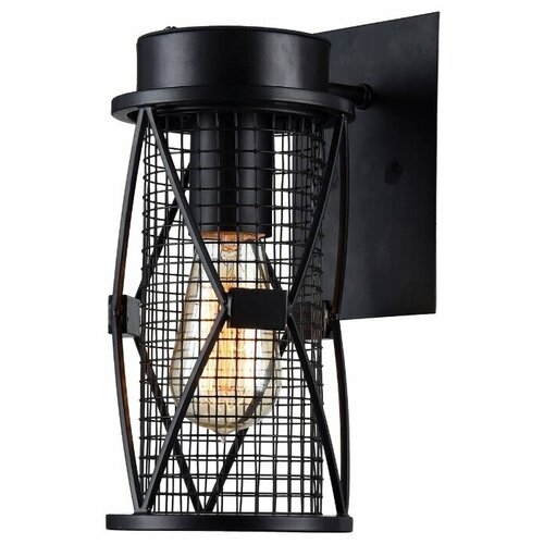 Настенный светильник Favourite Mesh 1783-1W, E27, 60 Вт, кол-во ламп: 1 шт., цвет арматуры: черный