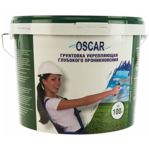 Укрепляющая грунтовка глубокого проникновения Oscar GV os-10kg oscar клей для стеклообоев сухой 10 кг os 10kg n