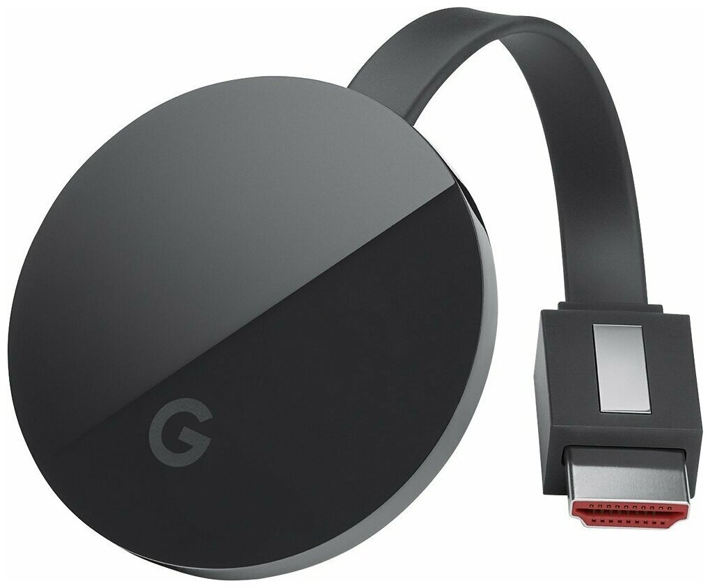 ТВ-приставка Google Chromecast Ultra, черный