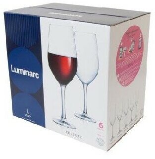 Набор бокалов Luminarc Celeste для вина L5832, 450 мл, 6 шт. - фотография № 17