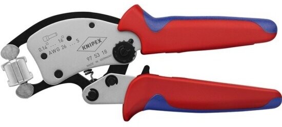 Клещи для опрессовки Knipex KN-975318 Twistor16 хромированные 200 mm