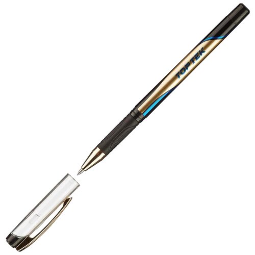 UNI-MAX Ручка гелевая Top Tek 0.3 мм, черный цвет чернил, 1 шт.