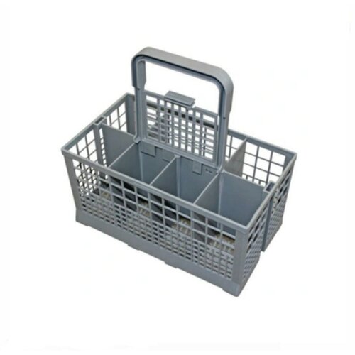 little storage basket with wooden handle black Корзина столовых приборов для посудомоечных машин Bosch, Siemens, Brandt, Neff 00093046, DWB500BO