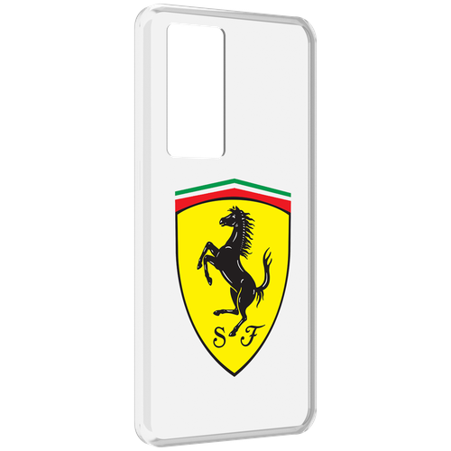 Чехол MyPads Ferrari-3 мужской для Realme GT Master Explorer Edition задняя-панель-накладка-бампер