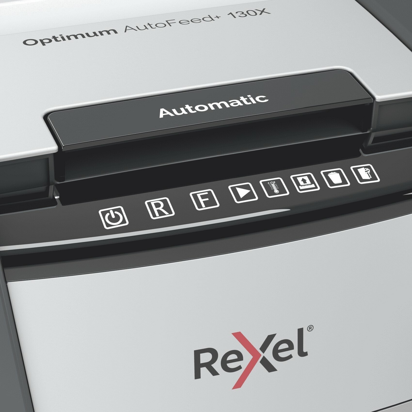 Уничтожитель бумаг REXEL Optimum AutoFeed 130X, с автоподачей, P-4, 4х28 мм, 130 лист. одновременно, 44л [2020130xeu] - фото №10