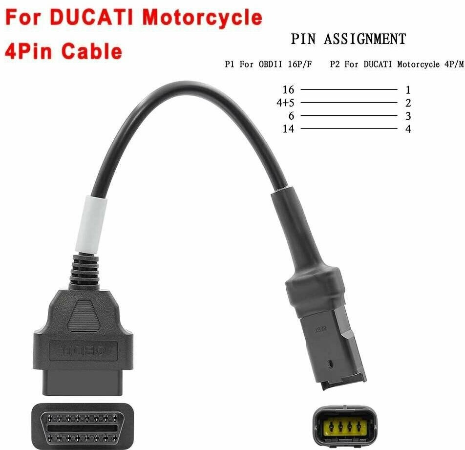 Диагностический переходник Ducati 4pin