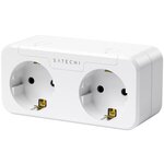 Умная розетка Satechi Dual Smart Outlet Apple HomeKit (ST-HK20AW-EU) - изображение