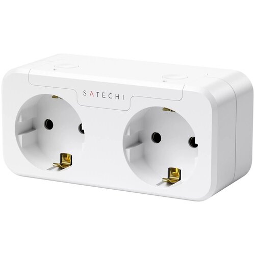 Умная розетка Satechi Dual Smart Outlet Apple HomeKit [ST-HK20AW-EU]