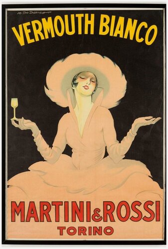 Изображение товара Постер / Плакат / Картина Афиша - Напиток Martini Rossi 40х50 см в подарочном тубусе