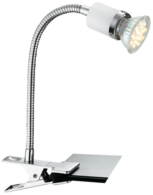 Лампа Globo Lighting FINA 57996-1K, GU10, 2.5 Вт, серебристый