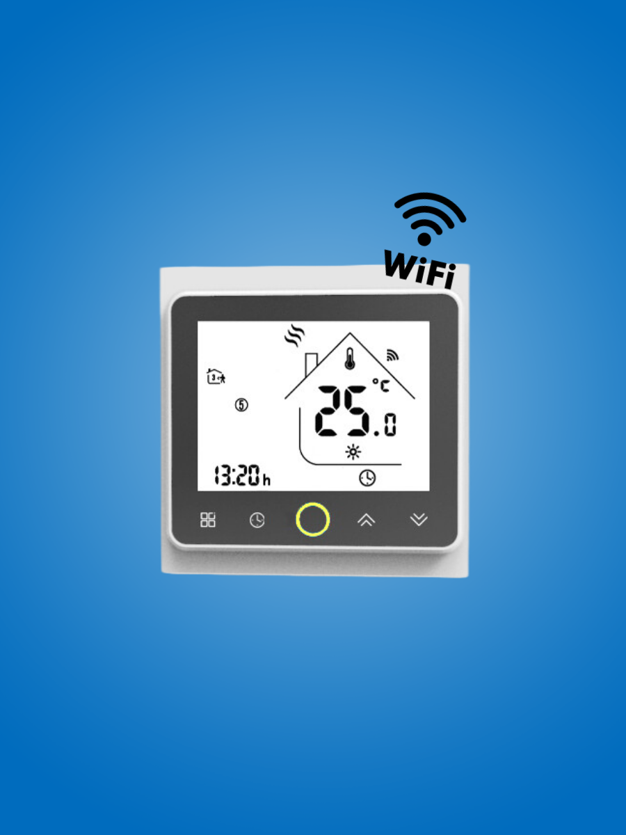 Умный терморегулятор (термостат) для теплого пола 16А Wifi | Tuya | Белый - фотография № 3