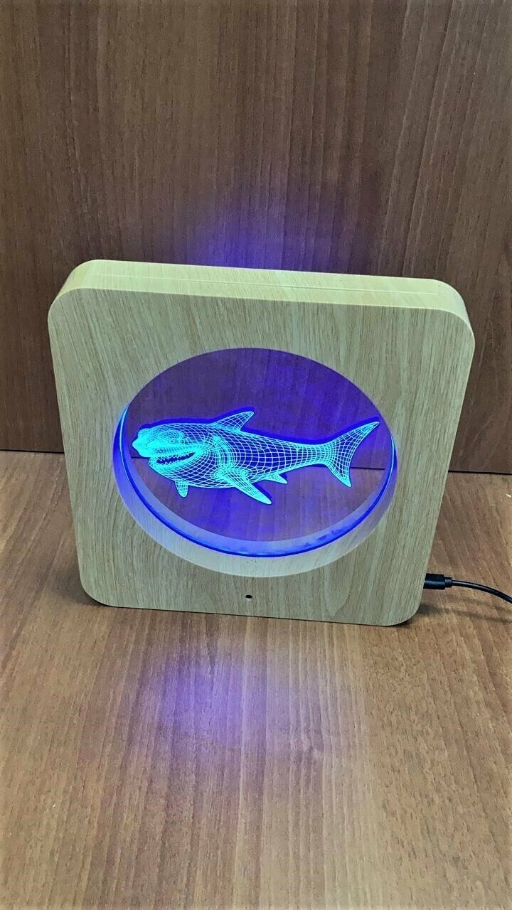 Светодиодный 3D светильник "Акула" №53 - фотография № 6