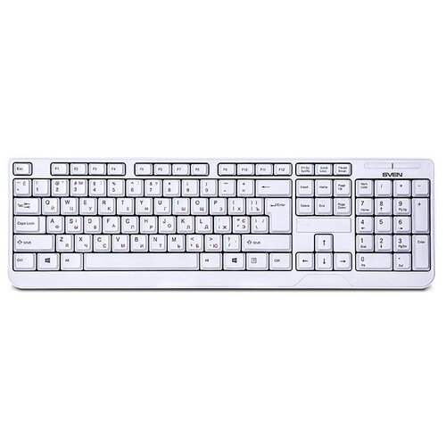 Беспроводная клавиатура SVEN KB-C2200W White USB 110000₽